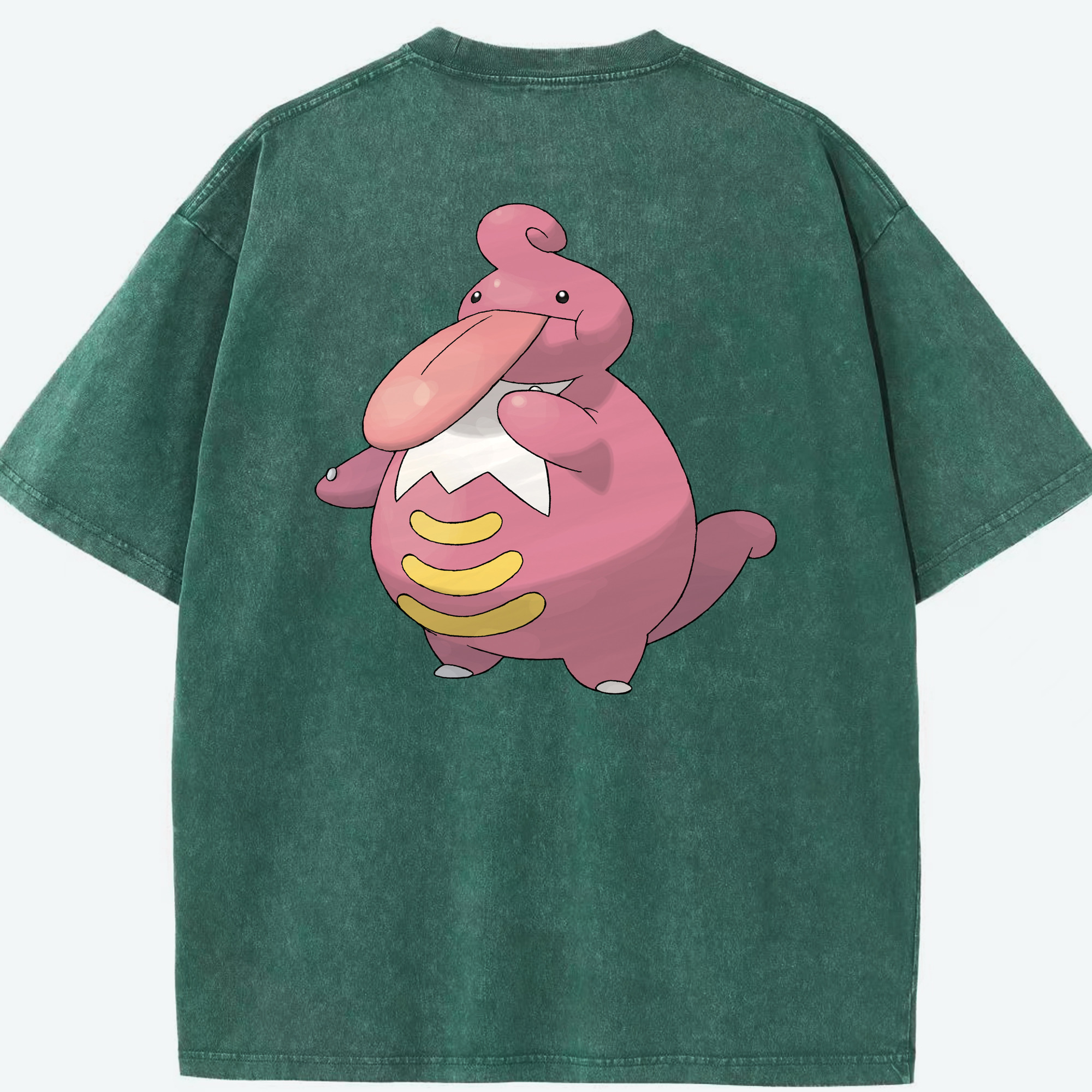 （画像用） ポケットモンスター Pokémon 綿100% ヴィンテージ風 半袖Tシャツ（背面プリント）